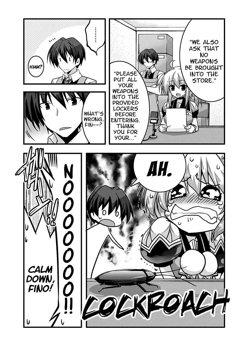 Yuusha ni Narenakatta Ore wa Shibushibu Shuushoku o Ketsuishimashita. Chapter 7 page 13 - Chapter 7: The Demon Lord's Daughter Seems Interested in Making a Storewide Broadcast.