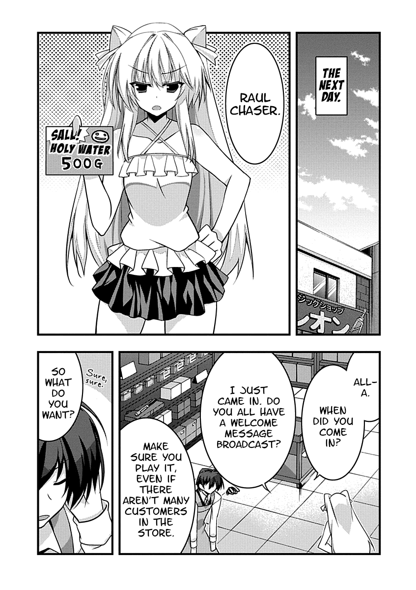 Yuusha ni Narenakatta Ore wa Shibushibu Shuushoku o Ketsuishimashita. Chapter 7 page 17 - Chapter 7: The Demon Lord's Daughter Seems Interested in Making a Storewide Broadcast.
