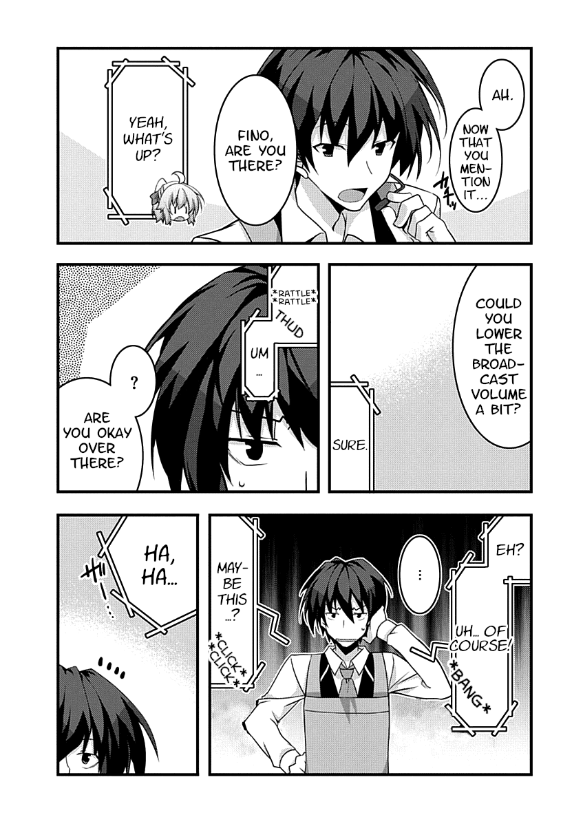 Yuusha ni Narenakatta Ore wa Shibushibu Shuushoku o Ketsuishimashita. Chapter 7 page 19 - Chapter 7: The Demon Lord's Daughter Seems Interested in Making a Storewide Broadcast.