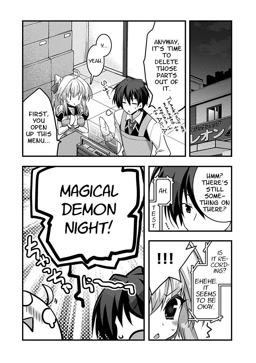 Yuusha ni Narenakatta Ore wa Shibushibu Shuushoku o Ketsuishimashita. Chapter 7 page 27 - Chapter 7: The Demon Lord's Daughter Seems Interested in Making a Storewide Broadcast.