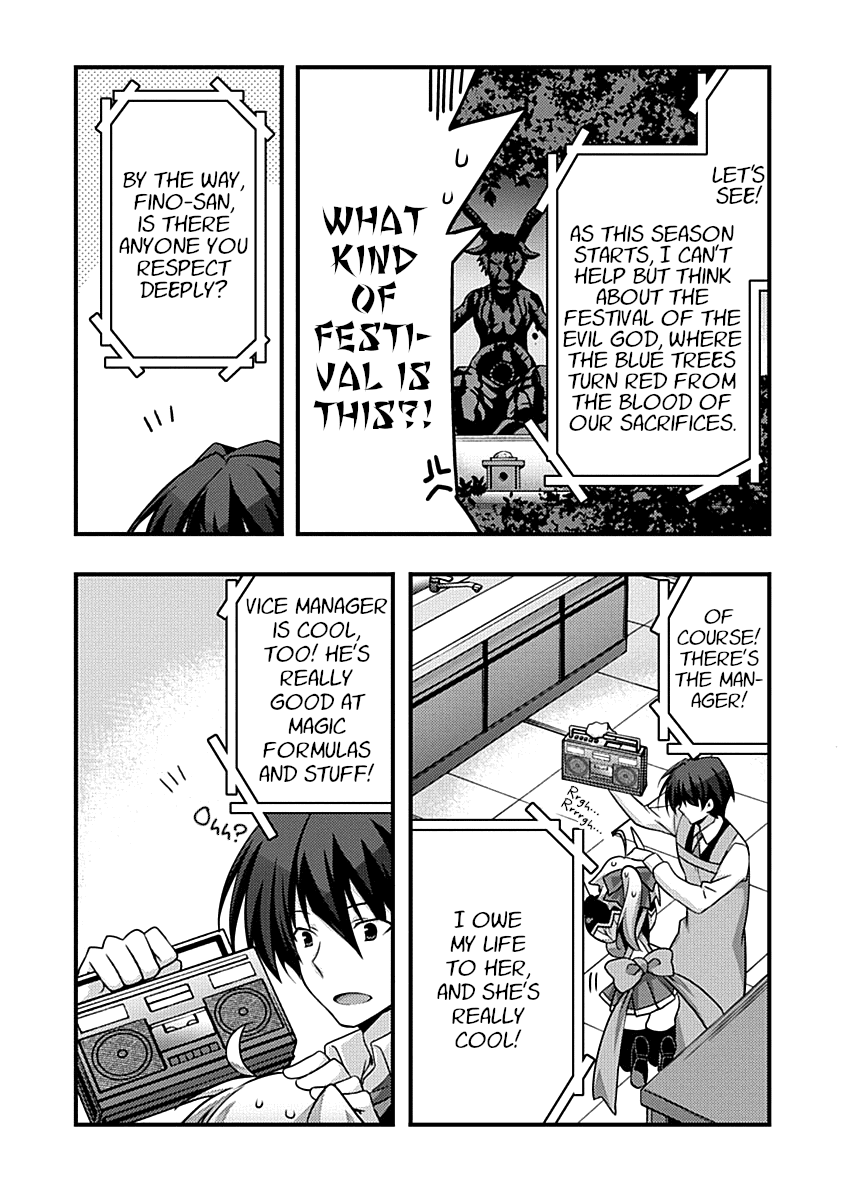 Yuusha ni Narenakatta Ore wa Shibushibu Shuushoku o Ketsuishimashita. Chapter 7 page 29 - Chapter 7: The Demon Lord's Daughter Seems Interested in Making a Storewide Broadcast.