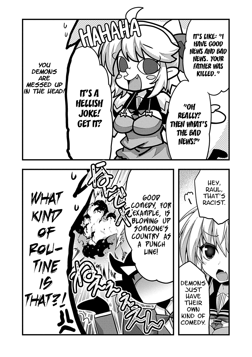 Yuusha ni Narenakatta Ore wa Shibushibu Shuushoku o Ketsuishimashita. Chapter 7 page 4 - Chapter 7: The Demon Lord's Daughter Seems Interested in Making a Storewide Broadcast.