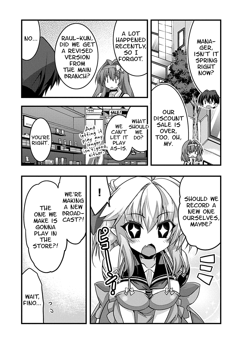 Yuusha ni Narenakatta Ore wa Shibushibu Shuushoku o Ketsuishimashita. Chapter 7 page 8 - Chapter 7: The Demon Lord's Daughter Seems Interested in Making a Storewide Broadcast.