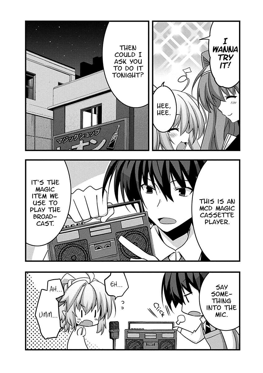 Yuusha ni Narenakatta Ore wa Shibushibu Shuushoku o Ketsuishimashita. Chapter 7 page 9 - Chapter 7: The Demon Lord's Daughter Seems Interested in Making a Storewide Broadcast.