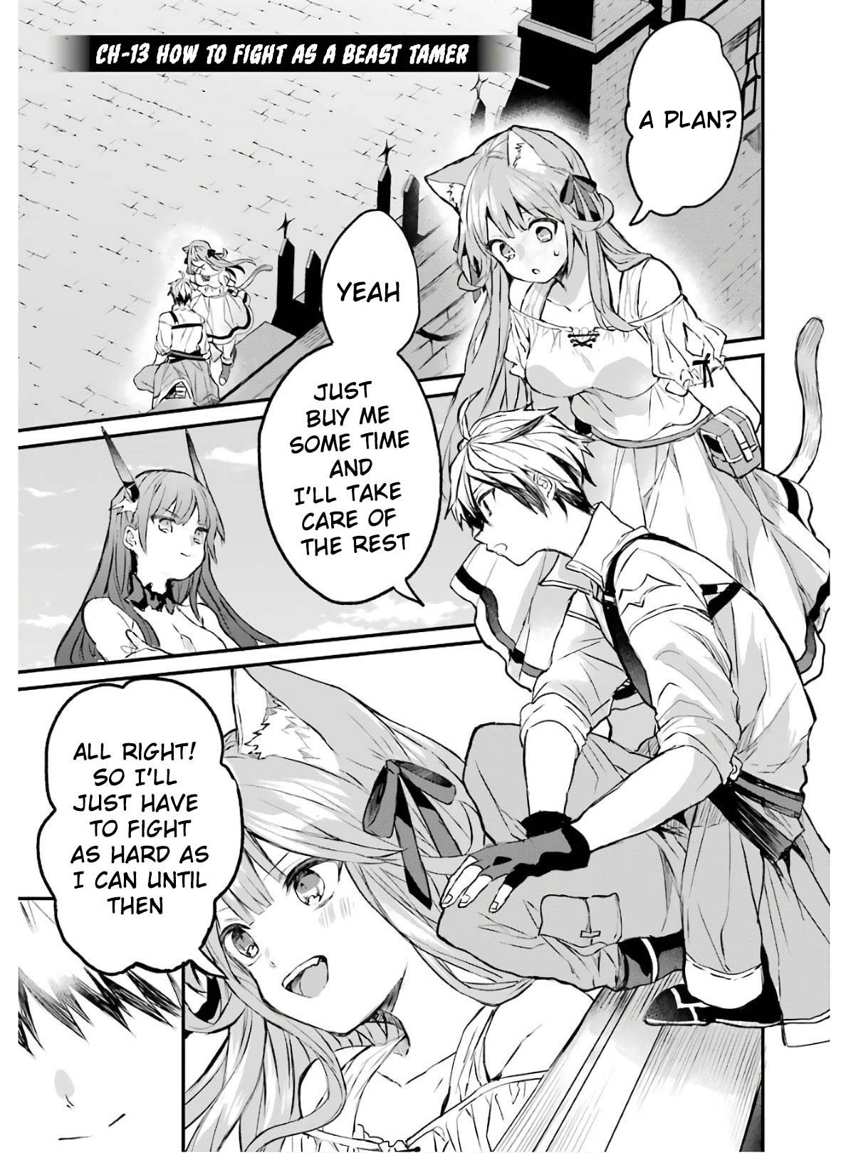 Yuusha Party wo Tsuihou Sareta Beast Tamer, Saikyou Shuzoku Nekomimi Shojo to Deau Chapter 13 page 2 - Chapter 13: How To Fight As A Beast Tamer