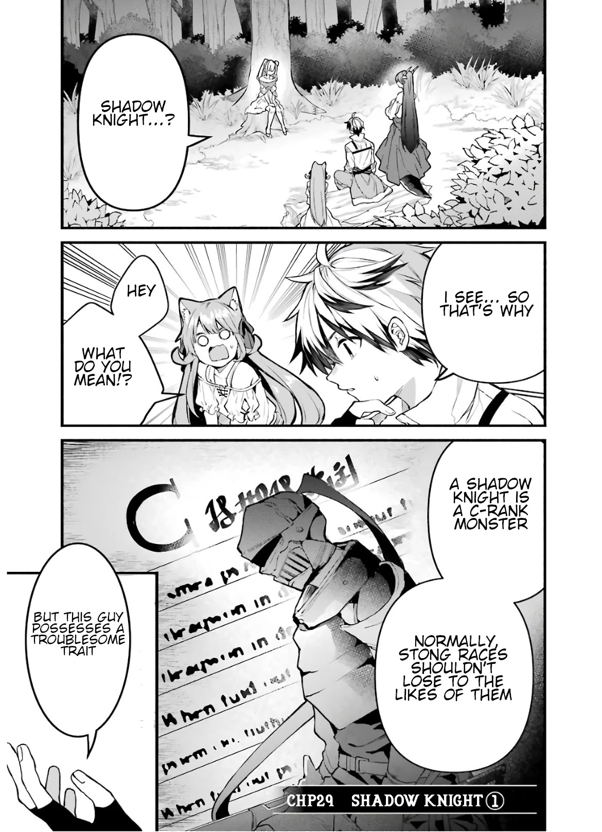 Yuusha Party wo Tsuihou Sareta Beast Tamer, Saikyou Shuzoku Nekomimi Shojo to Deau Chapter 29 page 1 - Chapter 29: Shadow Knight I