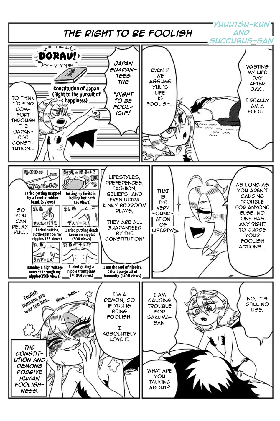 Yuuutsu-kun to Succubus-san Chapter 101 page 1 - Chapter 101