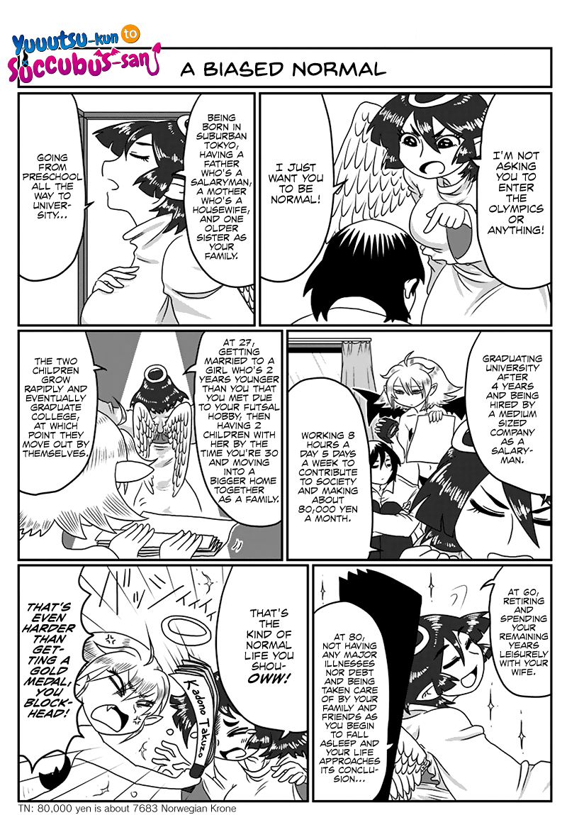 Yuuutsu-kun to Succubus-san Chapter 26 page 1 - Chapter 26