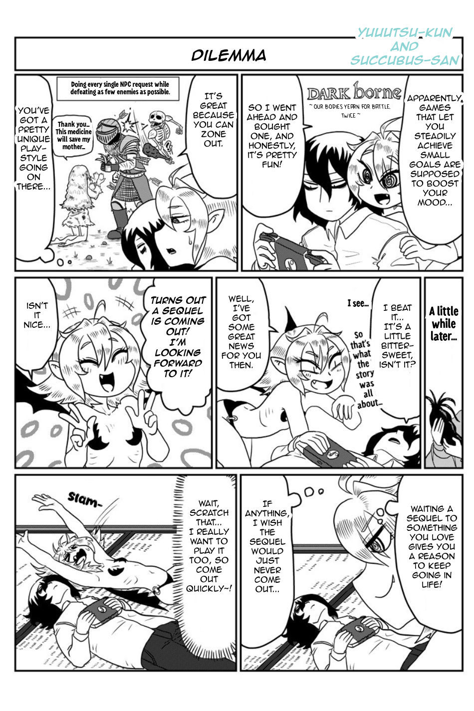 Yuuutsu-kun to Succubus-san Chapter 90 page 1 - Chapter 90
