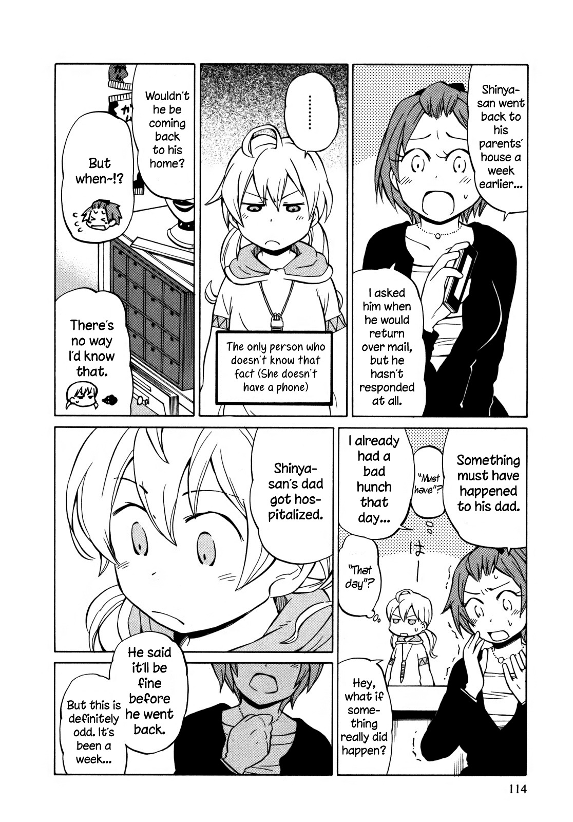 Yuuyake Rocket Pencil Chapter 10 page 22 - Chapter 10: Homecoming