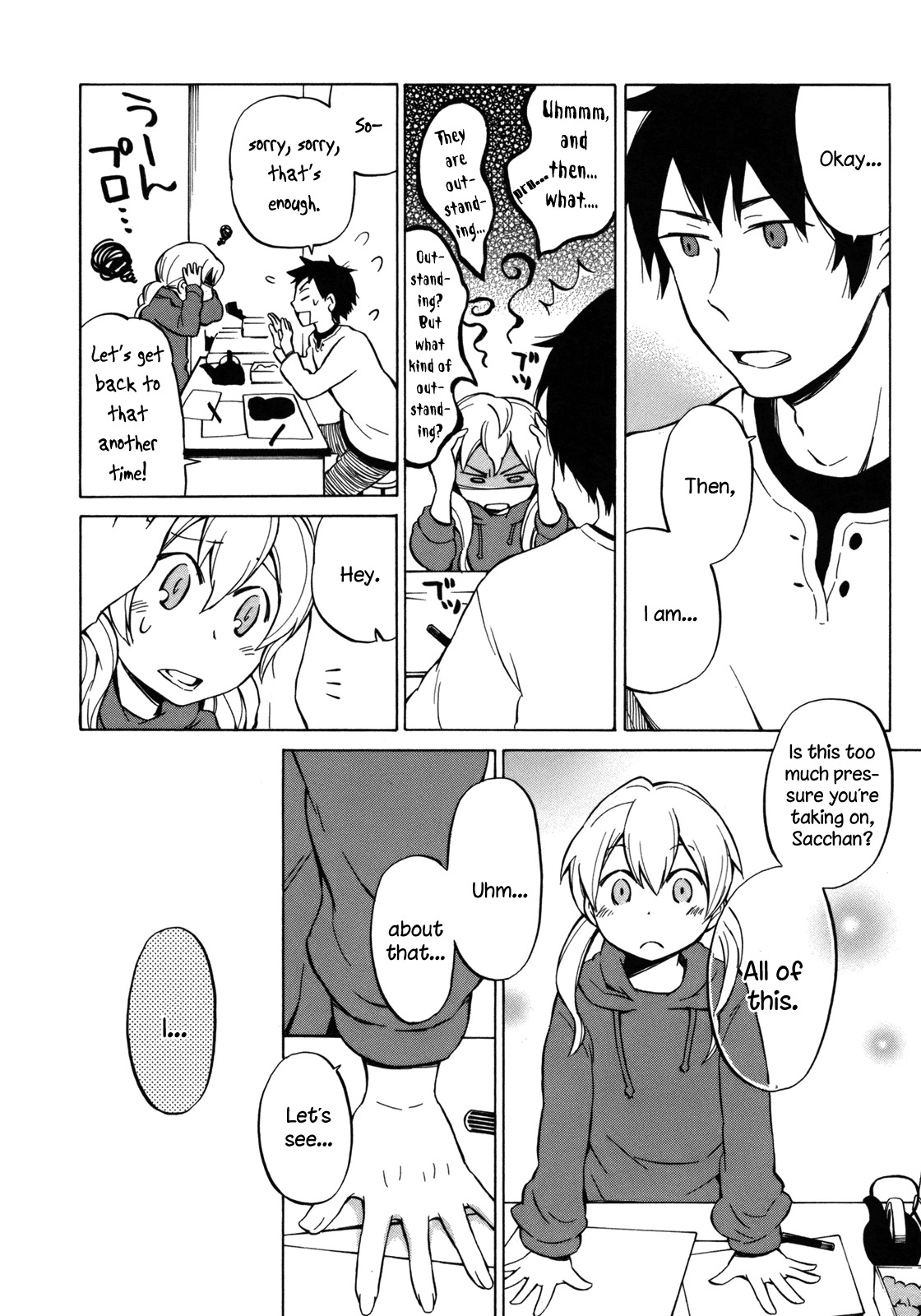 Yuuyake Rocket Pencil Chapter 16 page 8 - Chapter 16: Being Here
