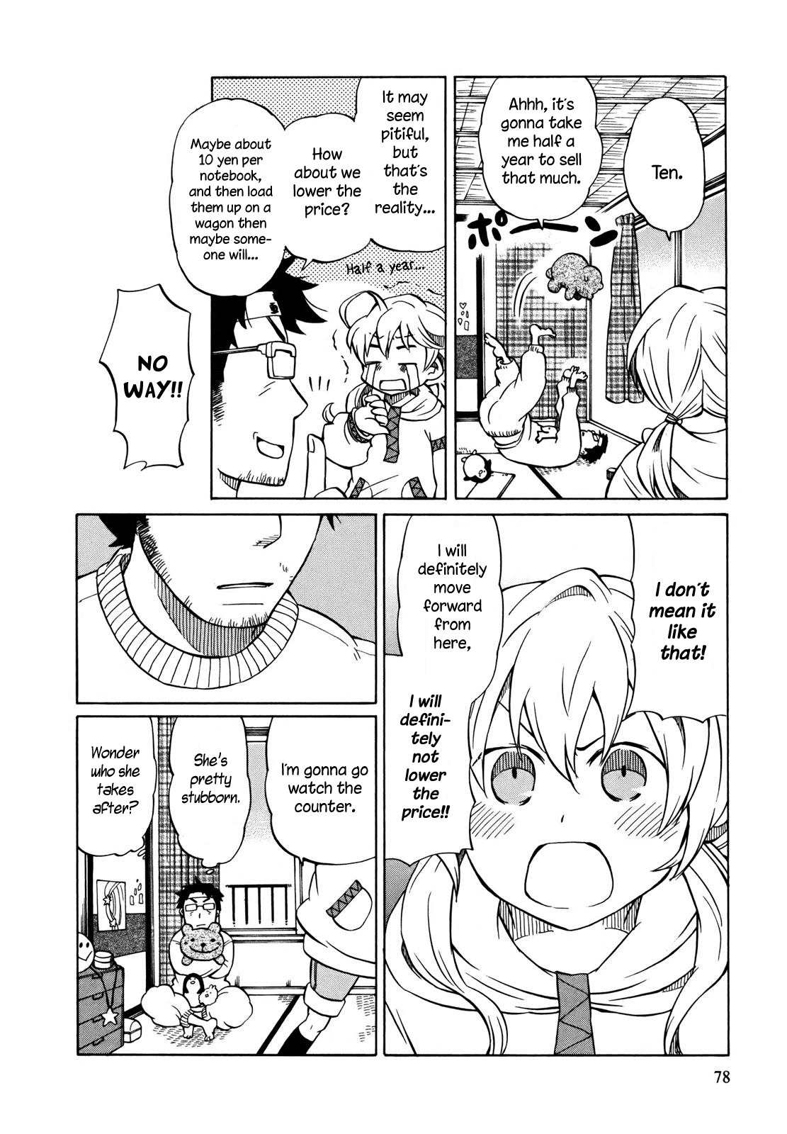 Yuuyake Rocket Pencil Chapter 3 page 10 - Chapter 3: The Little Girl Who Sells Notebooks