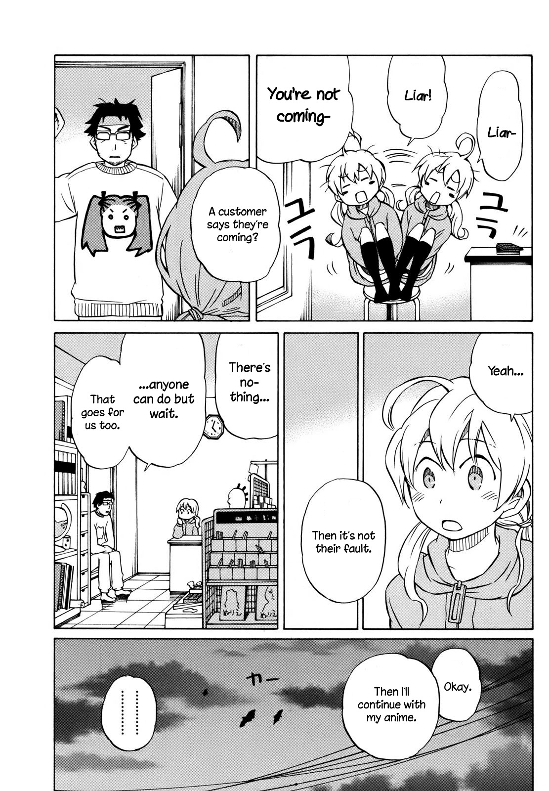 Yuuyake Rocket Pencil Chapter 3 page 12 - Chapter 3: The Little Girl Who Sells Notebooks