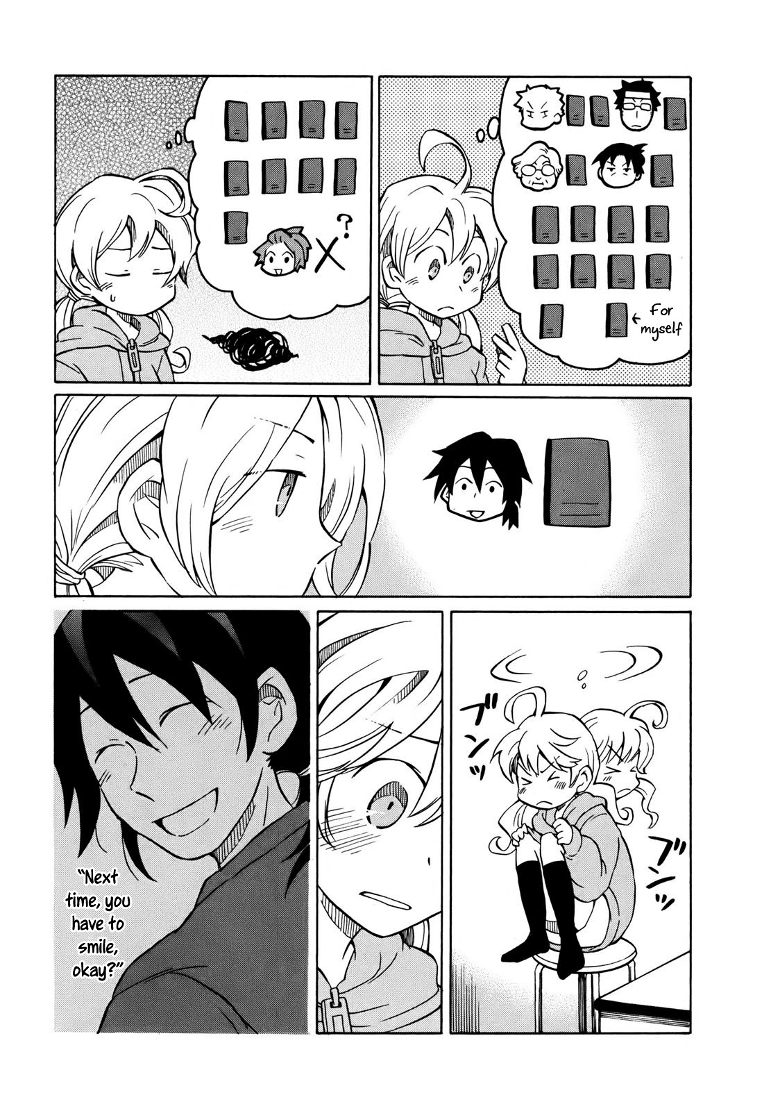 Yuuyake Rocket Pencil Chapter 3 page 13 - Chapter 3: The Little Girl Who Sells Notebooks
