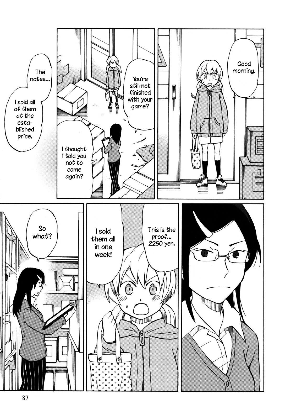 Yuuyake Rocket Pencil Chapter 3 page 19 - Chapter 3: The Little Girl Who Sells Notebooks