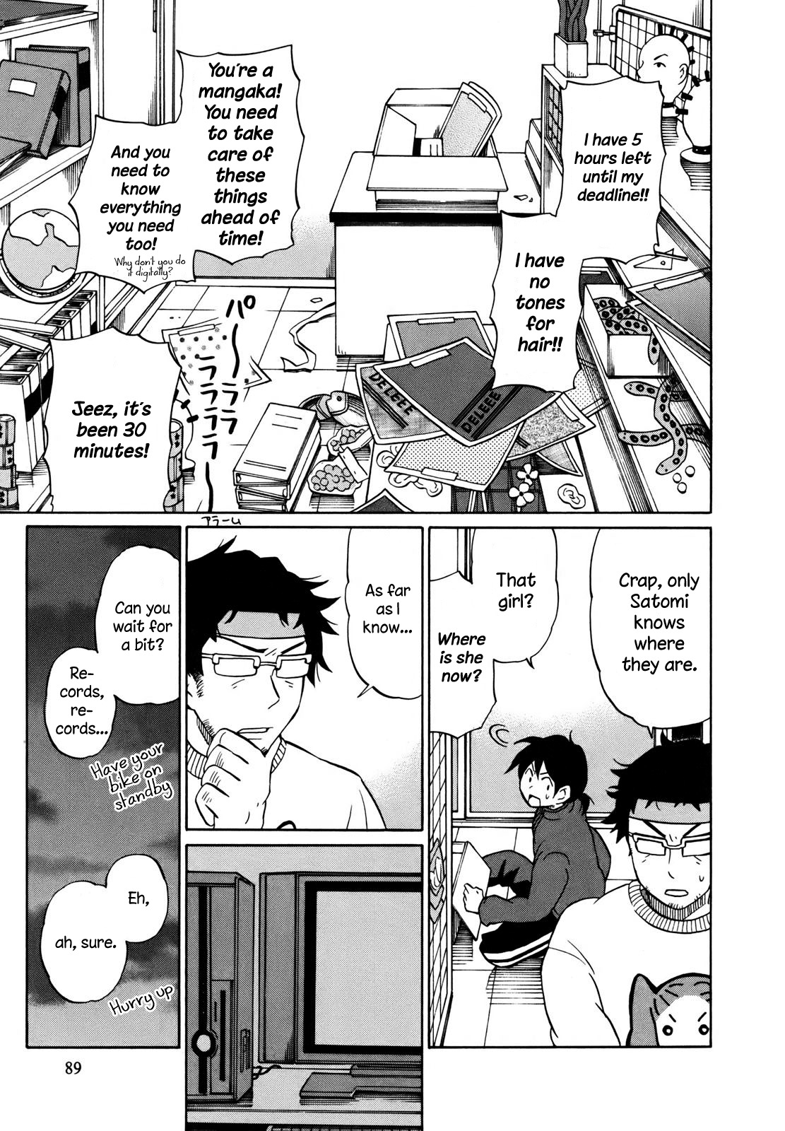 Yuuyake Rocket Pencil Chapter 3 page 21 - Chapter 3: The Little Girl Who Sells Notebooks