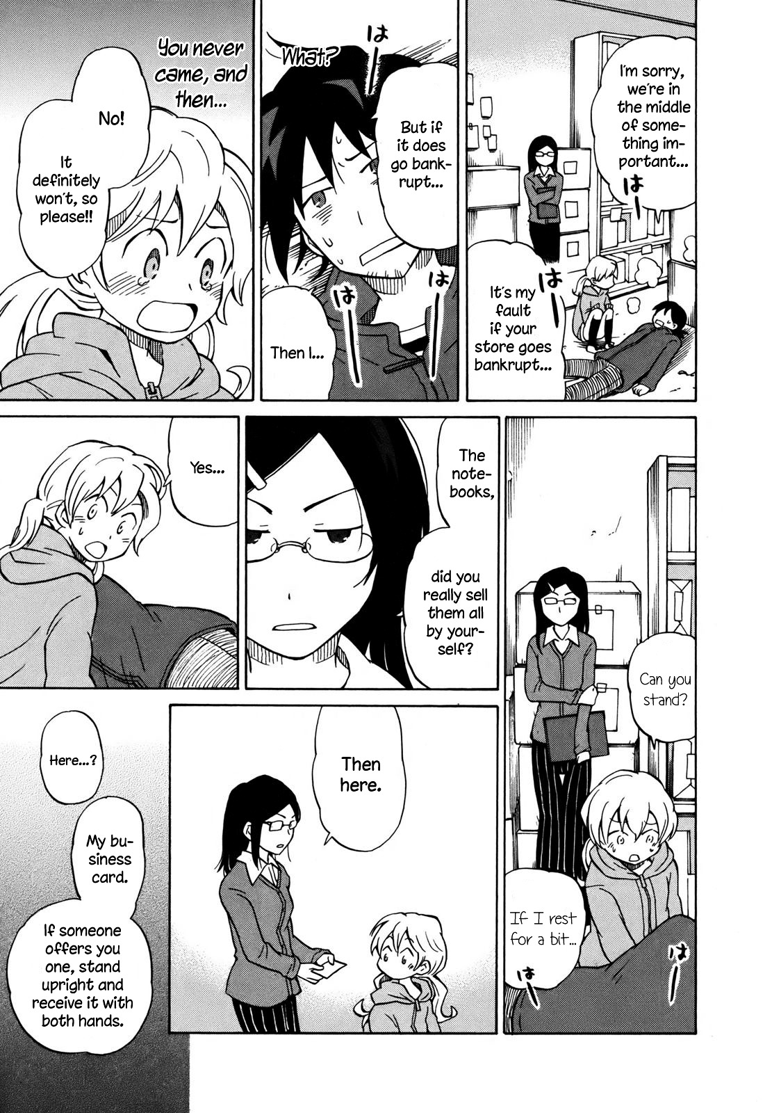 Yuuyake Rocket Pencil Chapter 3 page 25 - Chapter 3: The Little Girl Who Sells Notebooks
