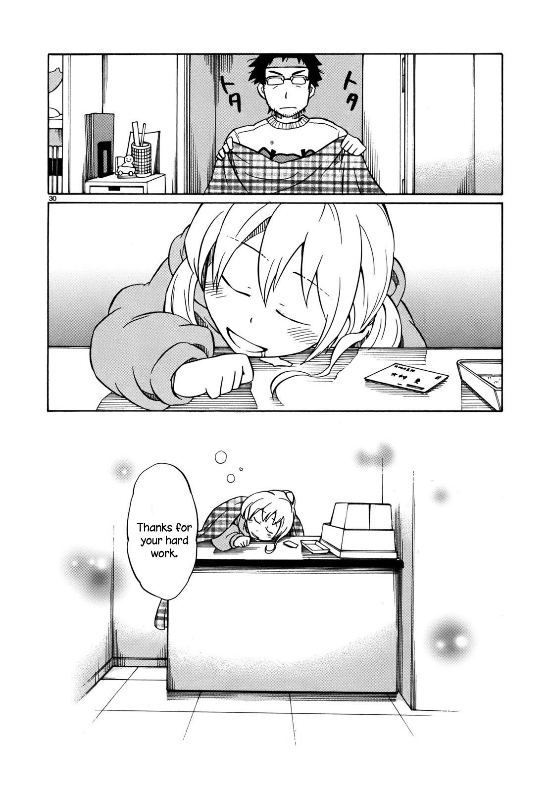 Yuuyake Rocket Pencil Chapter 3 page 30 - Chapter 3: The Little Girl Who Sells Notebooks