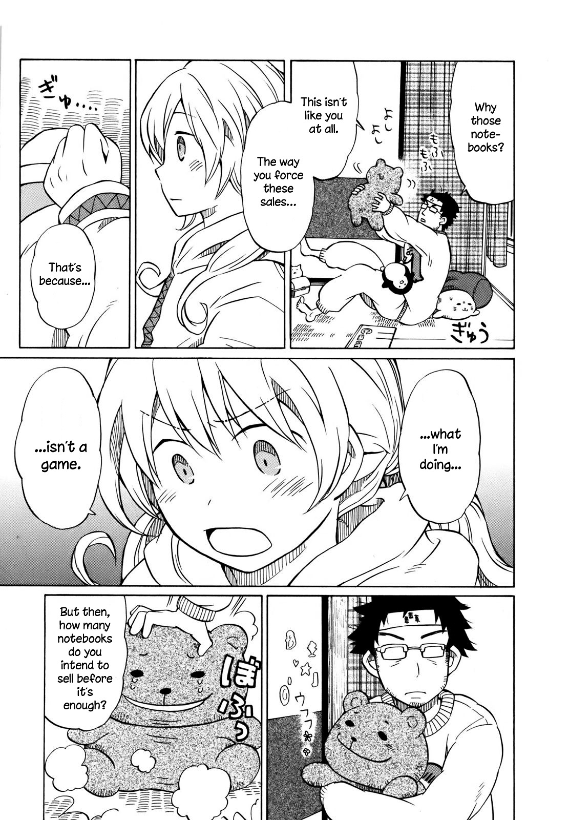 Yuuyake Rocket Pencil Chapter 3 page 9 - Chapter 3: The Little Girl Who Sells Notebooks