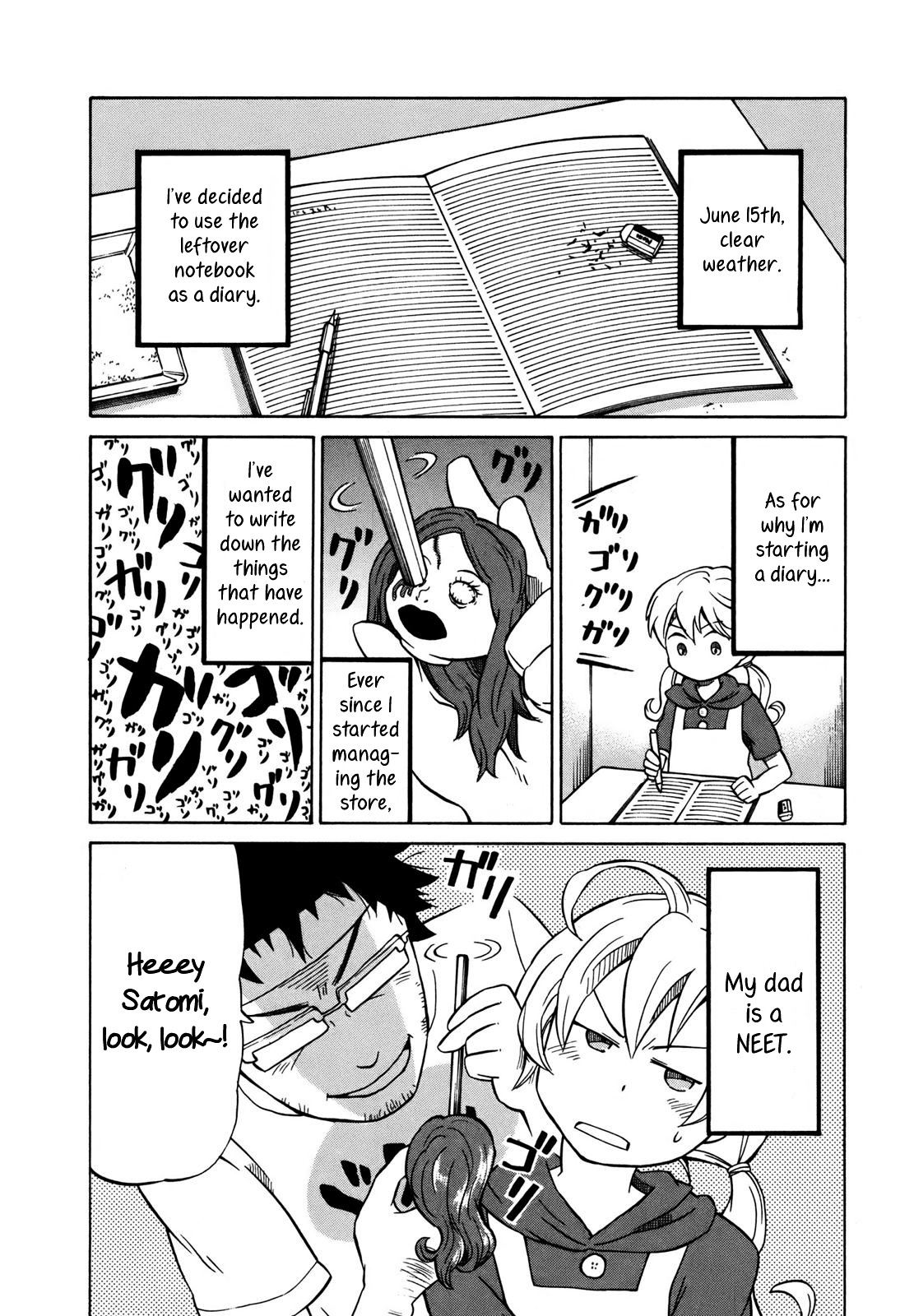 Yuuyake Rocket Pencil Chapter 4 page 2 - Chapter 4: Diary