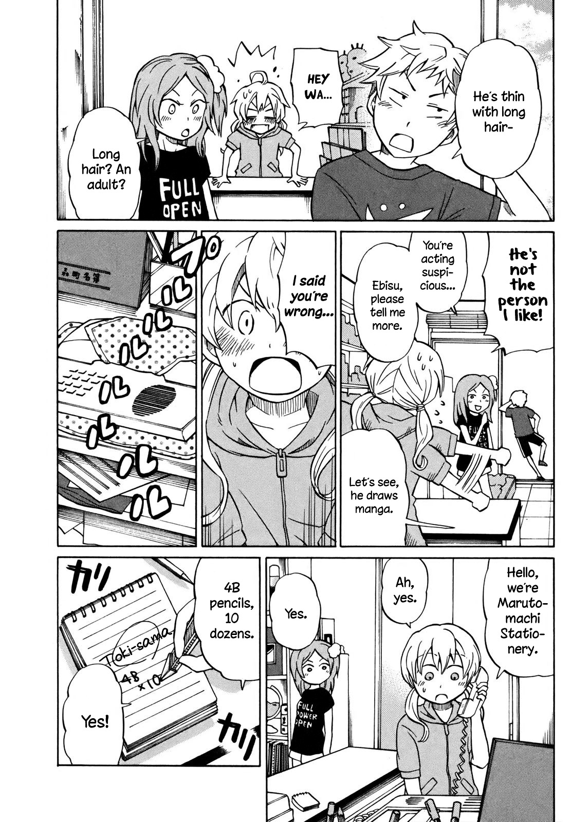 Yuuyake Rocket Pencil Chapter 5 page 4 - Chapter 5: An Busy Day