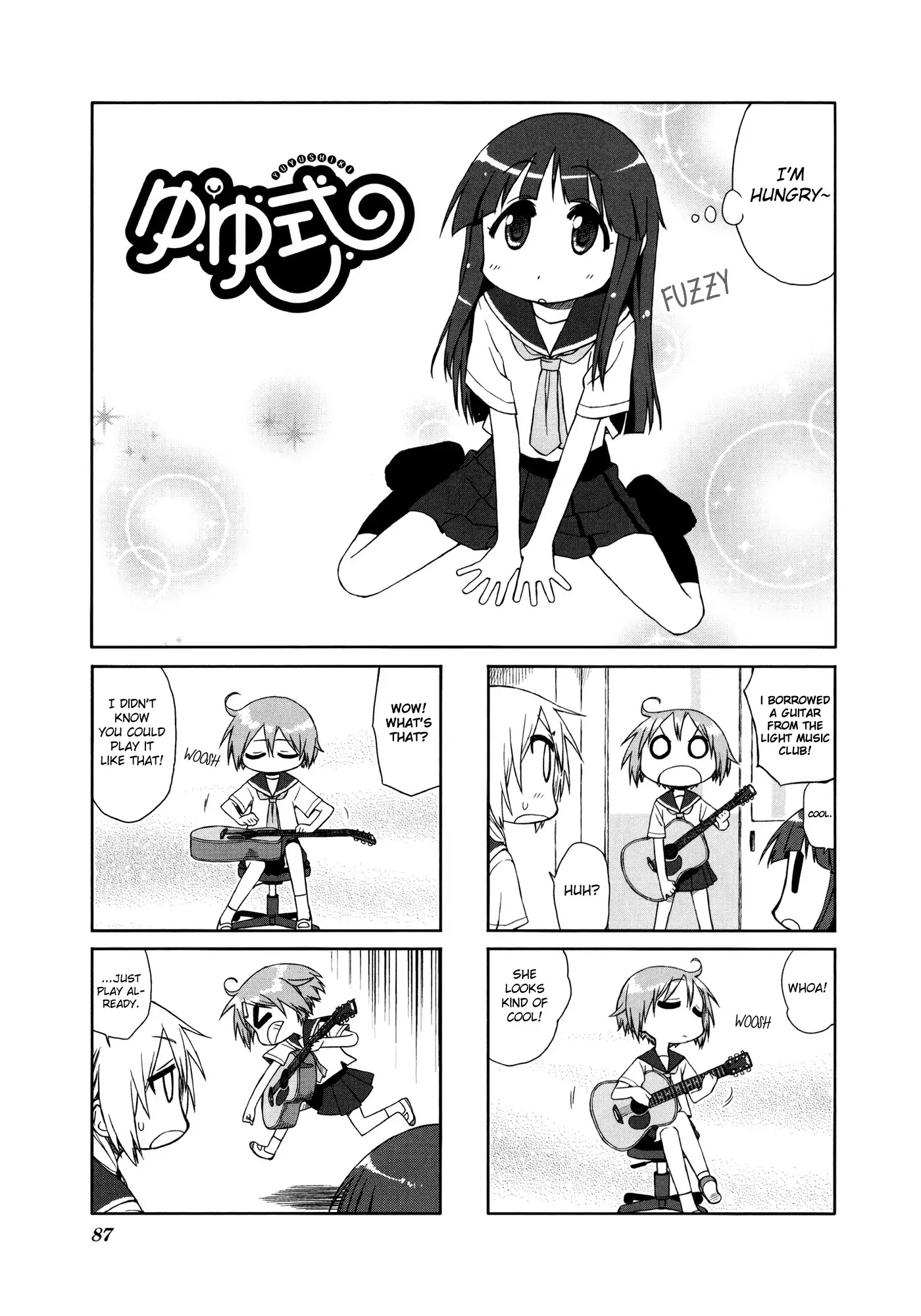 Yuyushiki Chapter 12 page 1 - Chapter 12
