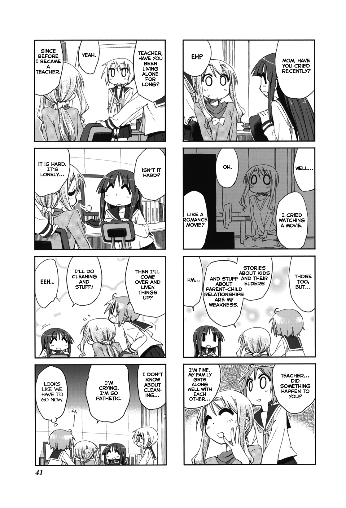 Yuyushiki Chapter 34 page 8 - Chapter 34