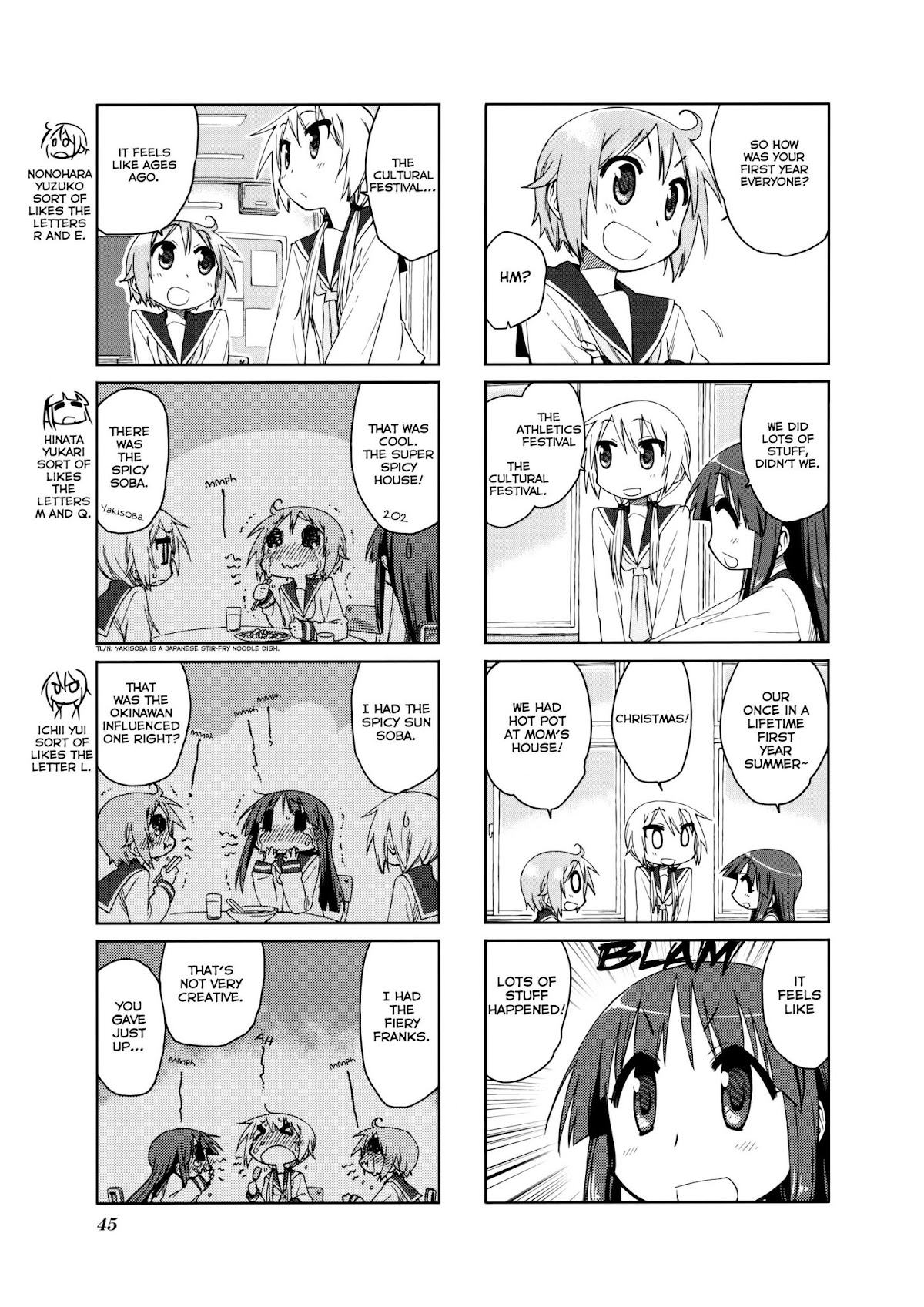 Yuyushiki Chapter 35 page 4 - Chapter 35