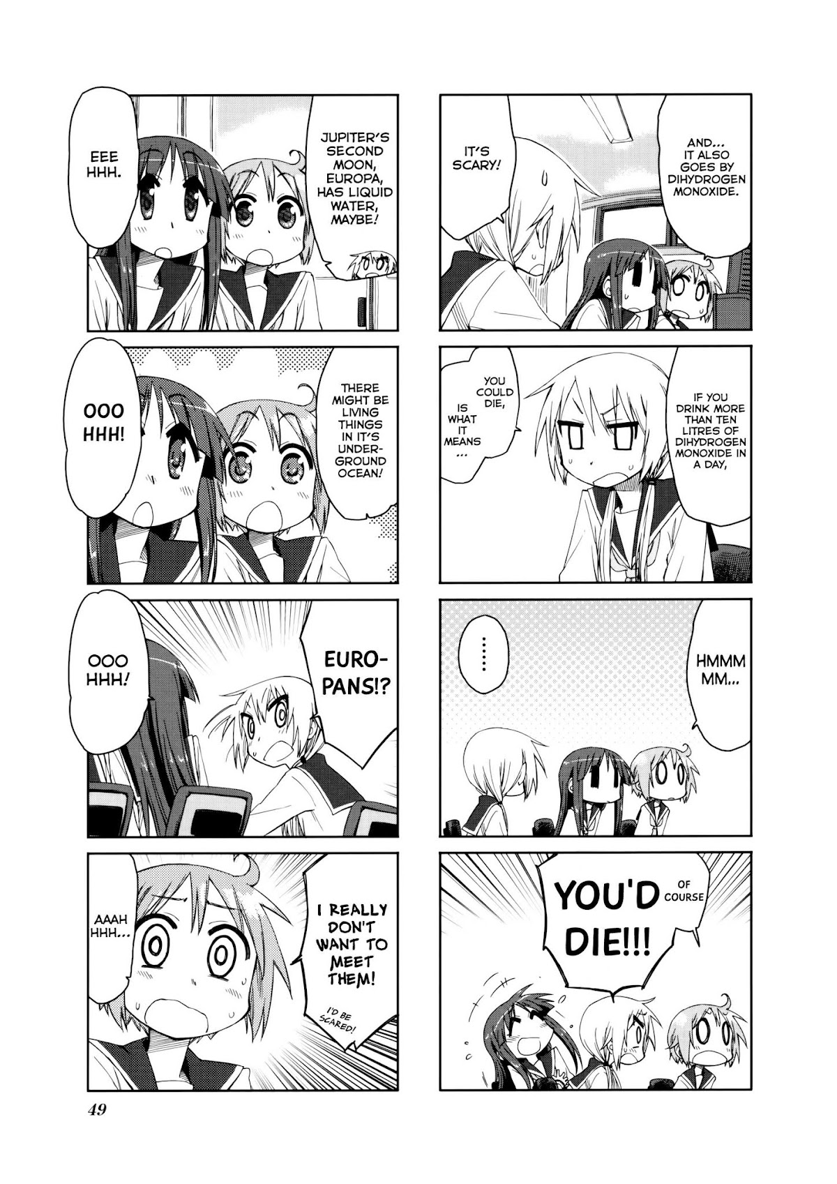Yuyushiki Chapter 35 page 8 - Chapter 35