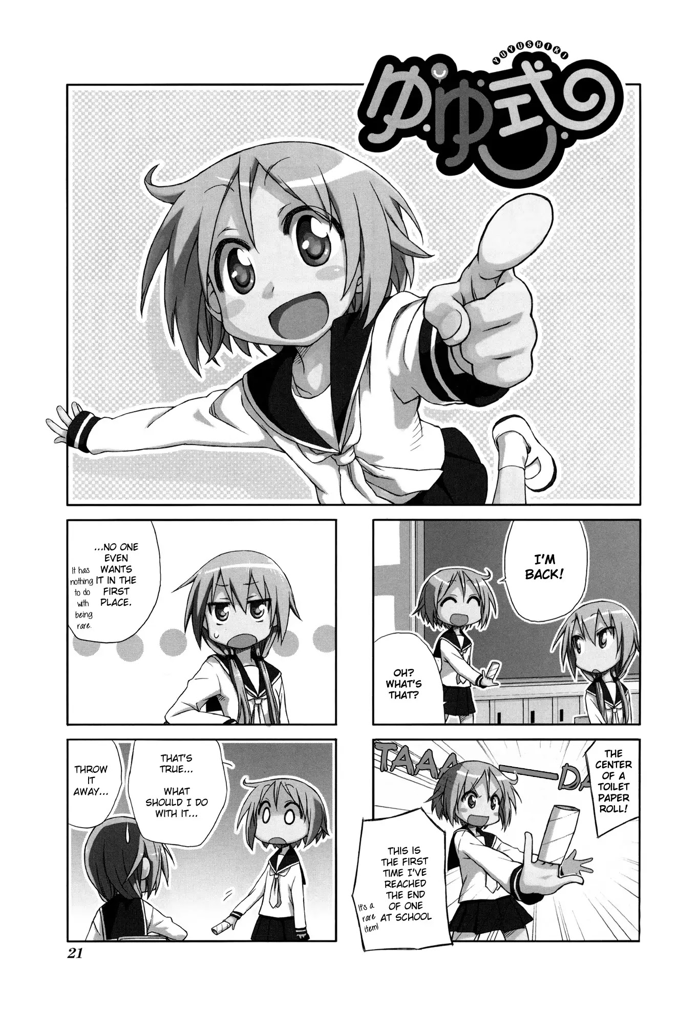 Yuyushiki Chapter 4 page 1 - Chapter 4