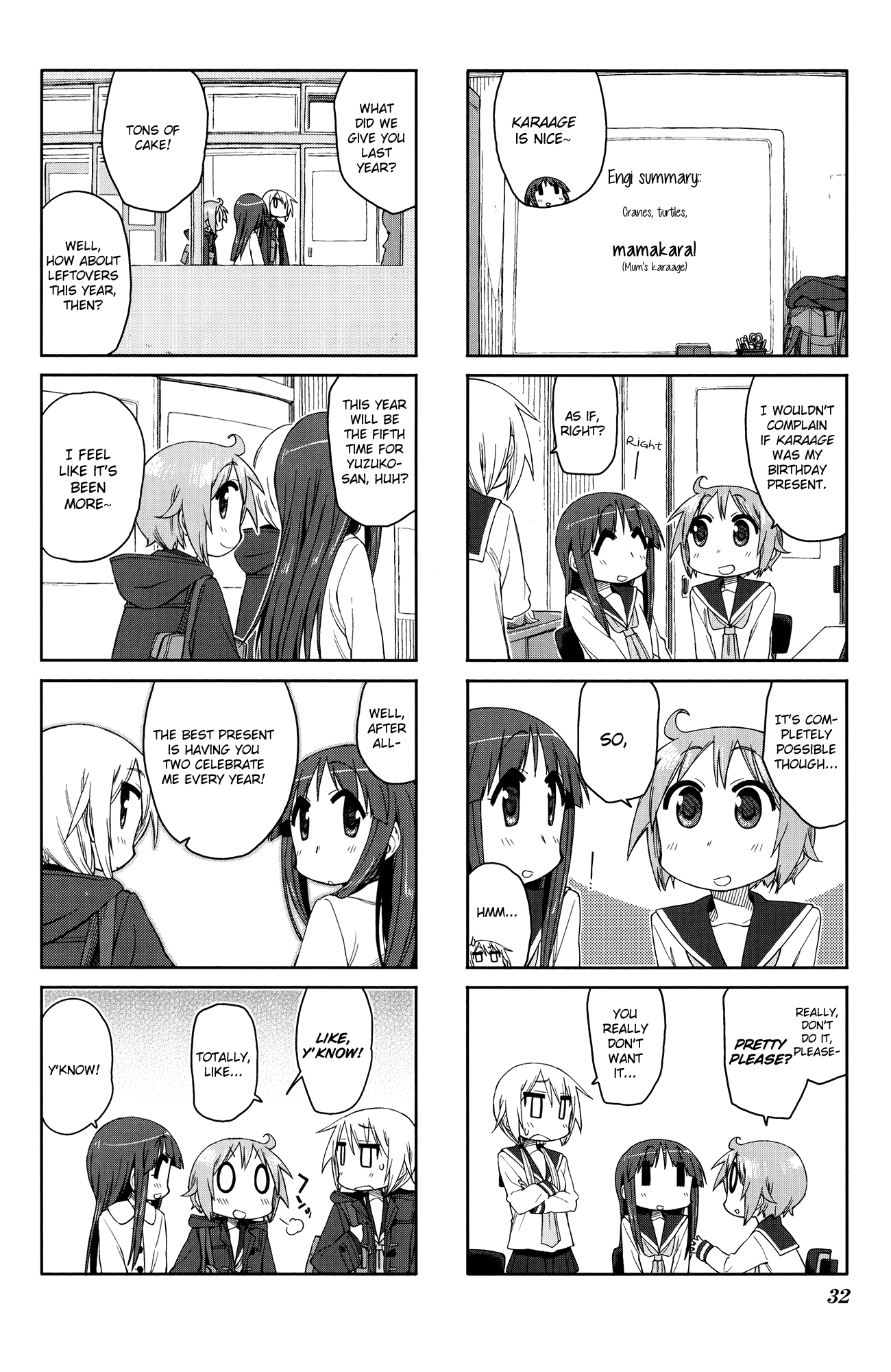 Yuyushiki Chapter 47 page 8 - Chapter 47