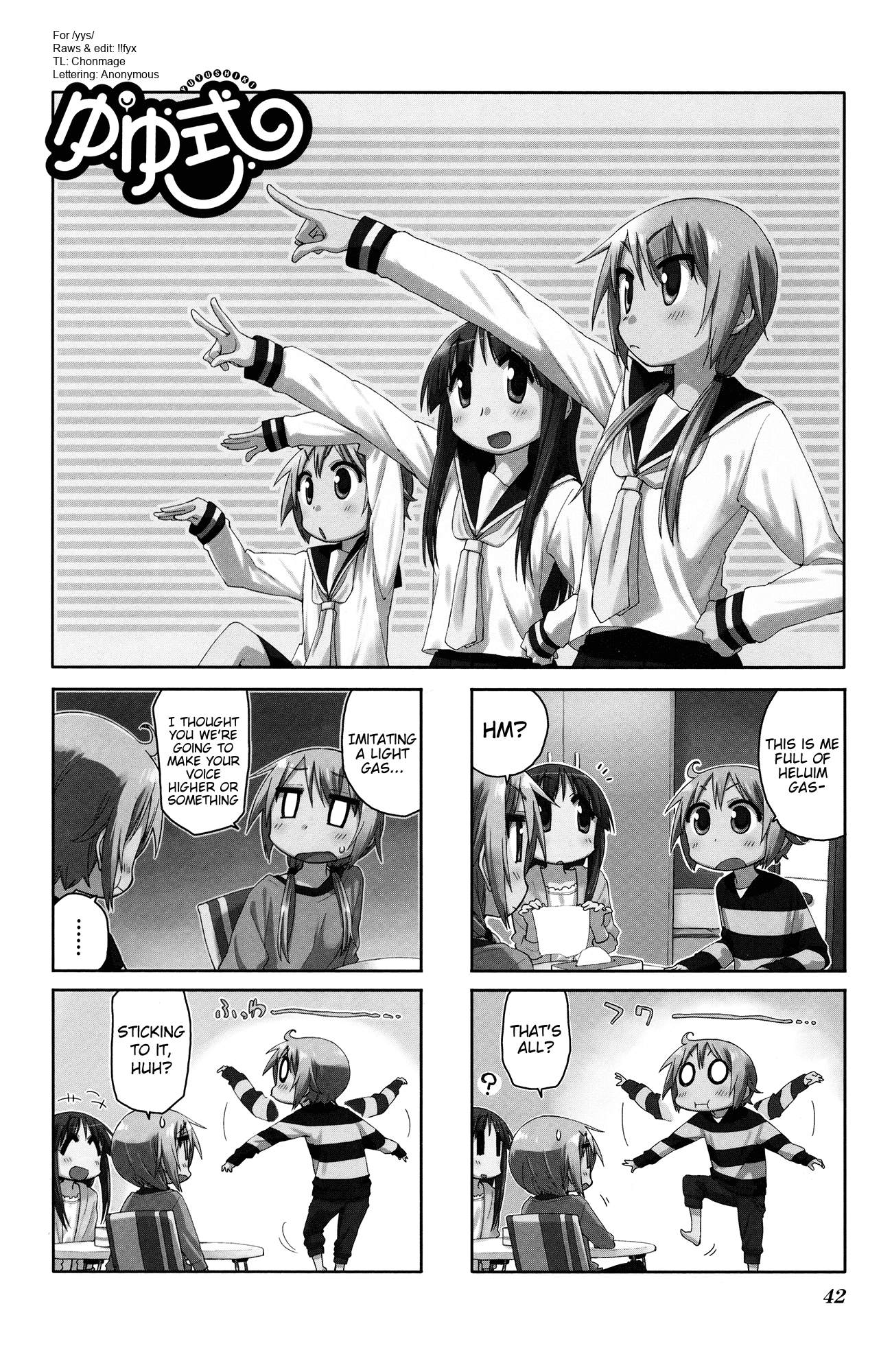 Yuyushiki Chapter 49 page 1 - Chapter 49