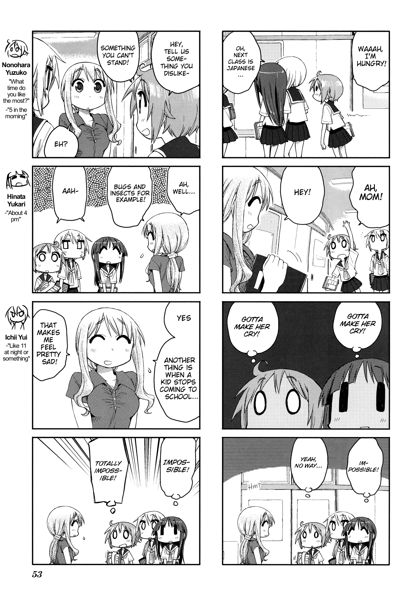 Yuyushiki Chapter 50 page 3 - Chapter 50