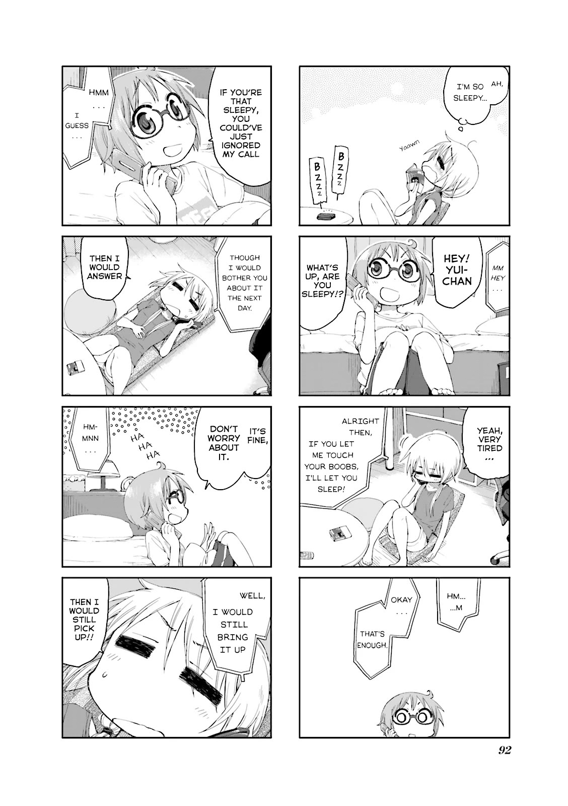 Yuyushiki Chapter 54 page 8 - Chapter 54