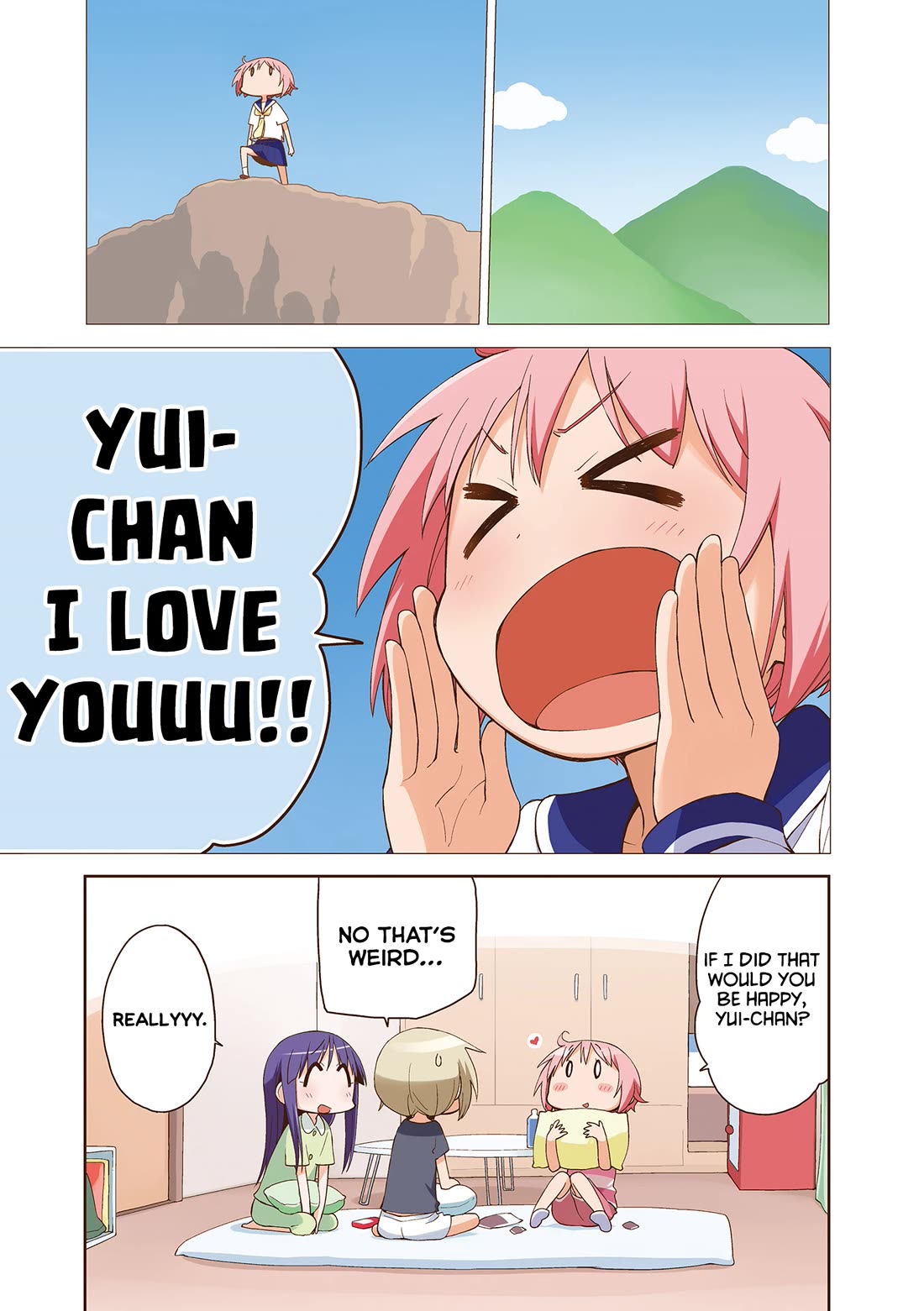 Yuyushiki Chapter 58 page 1 - Chapter 58