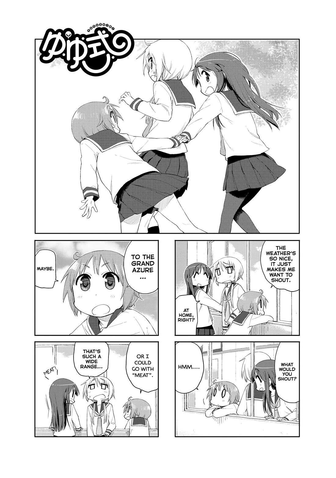 Yuyushiki Chapter 61 page 1 - Chapter 61