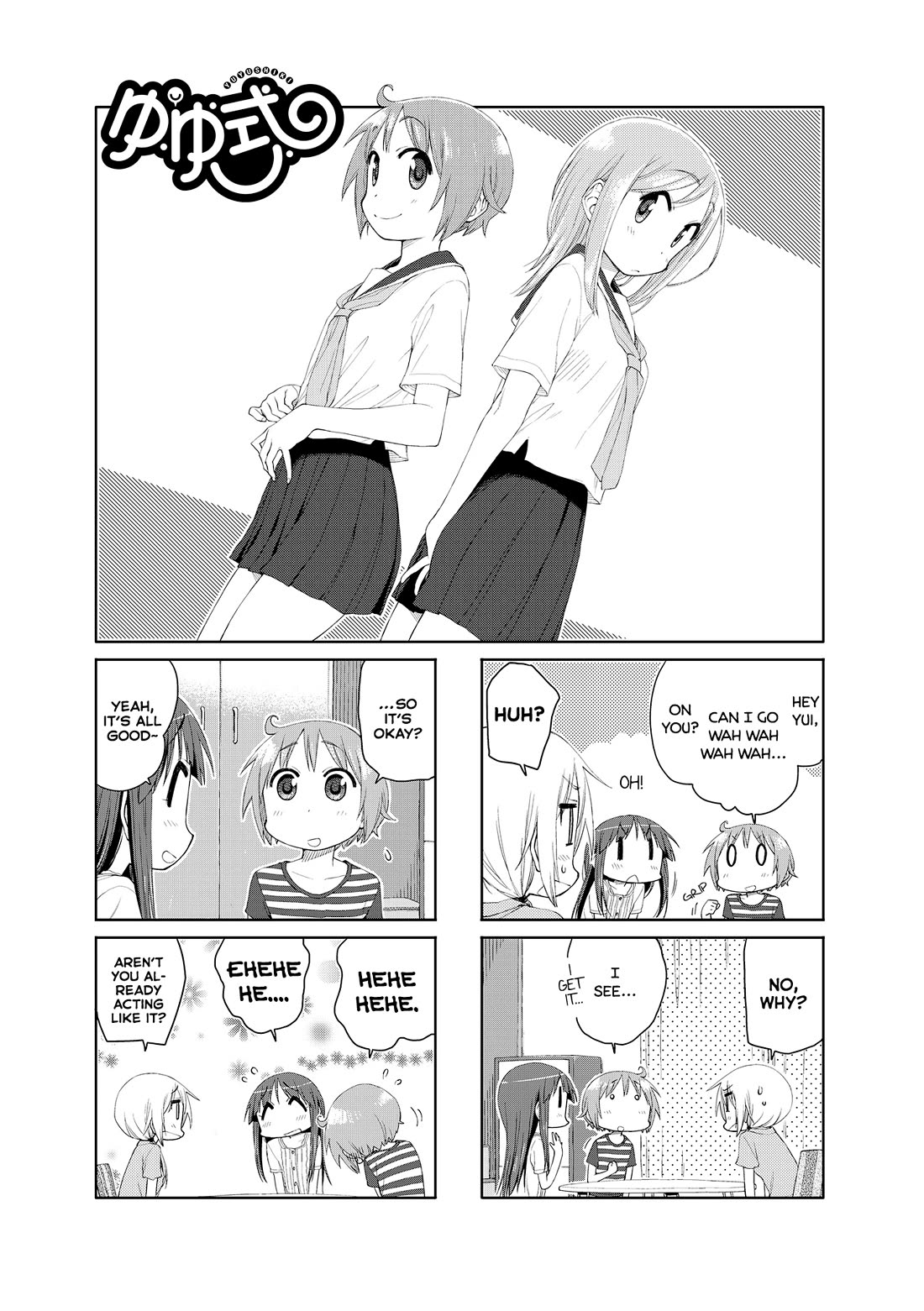 Yuyushiki Chapter 63 page 1 - Chapter 63