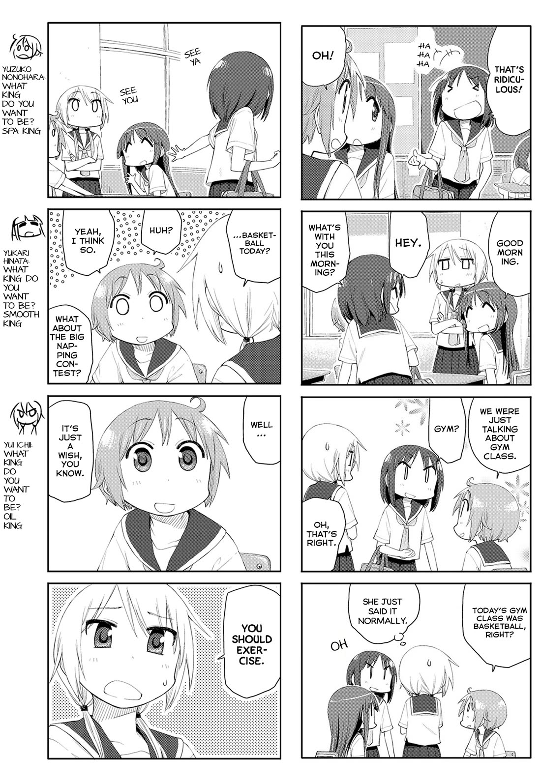 Yuyushiki Chapter 64 page 3 - Chapter 64