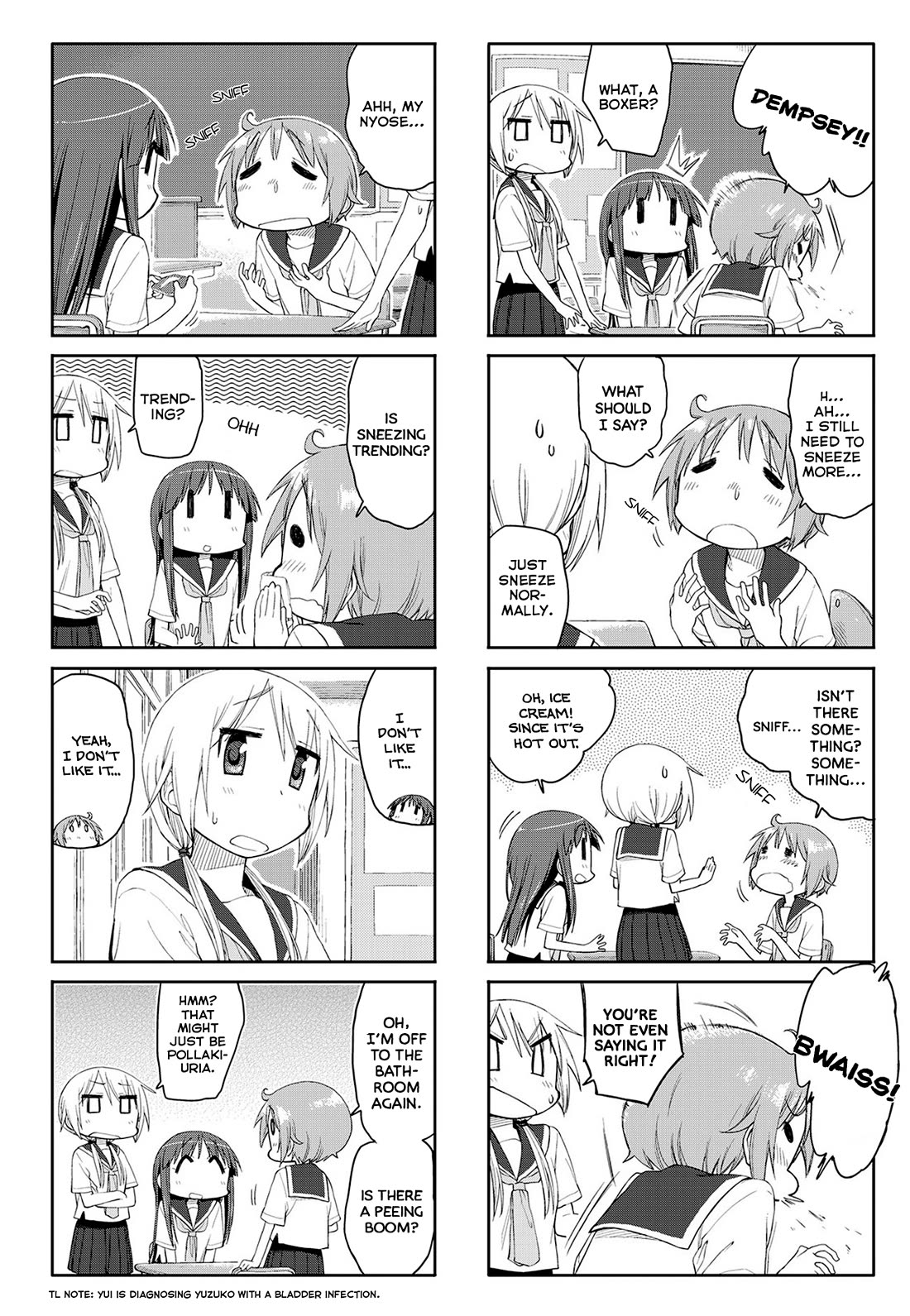 Yuyushiki Chapter 66 page 4 - Chapter 66