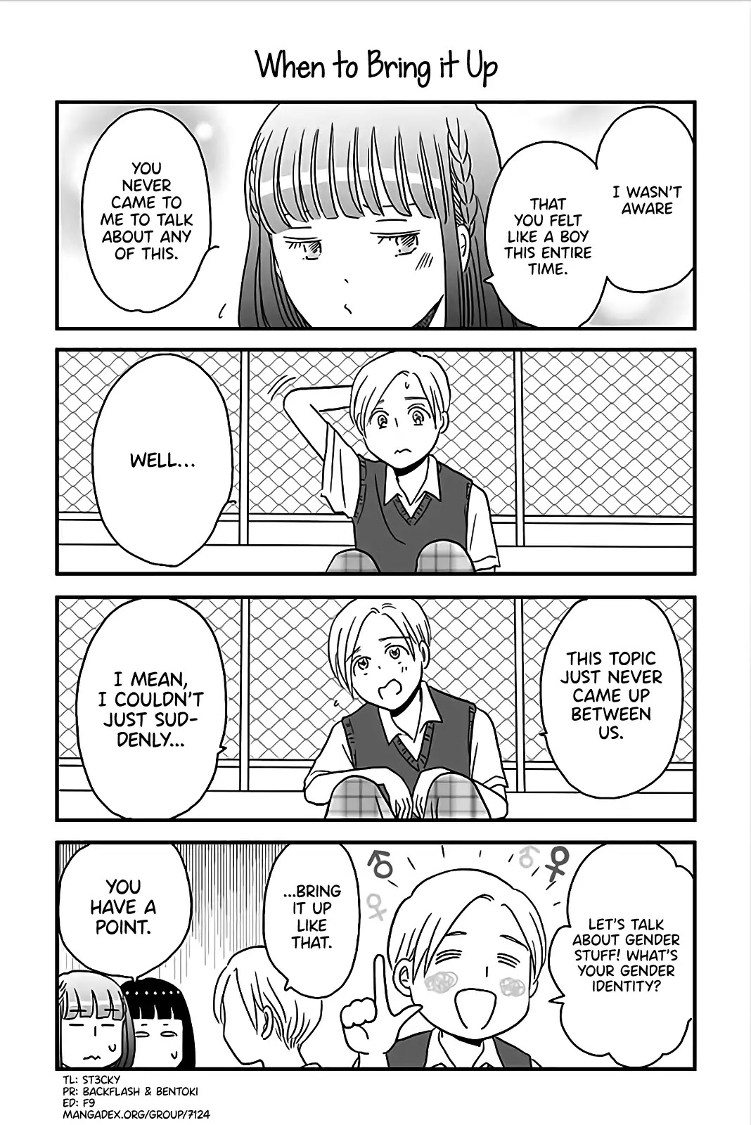 Yuzu no Koto Chapter 14 page 1 - Chapter 14: When to Bring it Up
