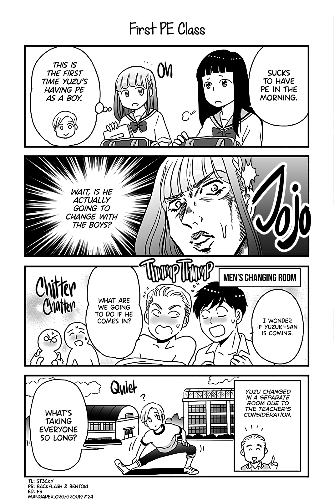Yuzu no Koto Chapter 16 page 1 - Chapter 16: First PE Class