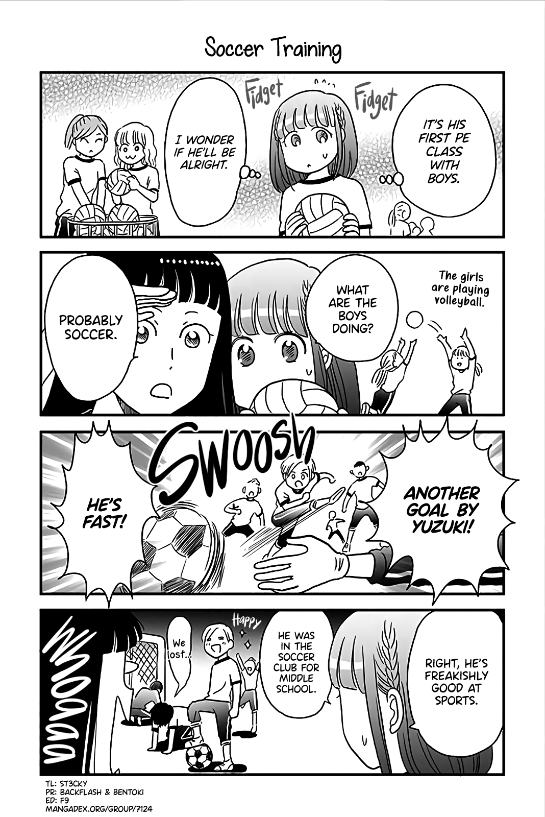 Yuzu no Koto Chapter 17 page 1 - Chapter 17: Soccer Training