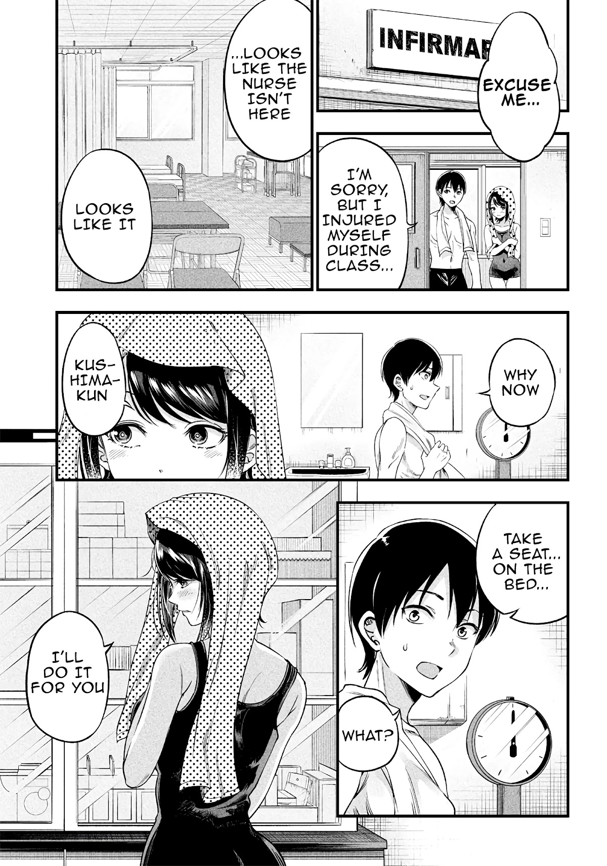 Yuzukawa-san wa, Sasshite Hoshii. Chapter 11 page 10 - Chapter 11: I don't want you to look at me so much