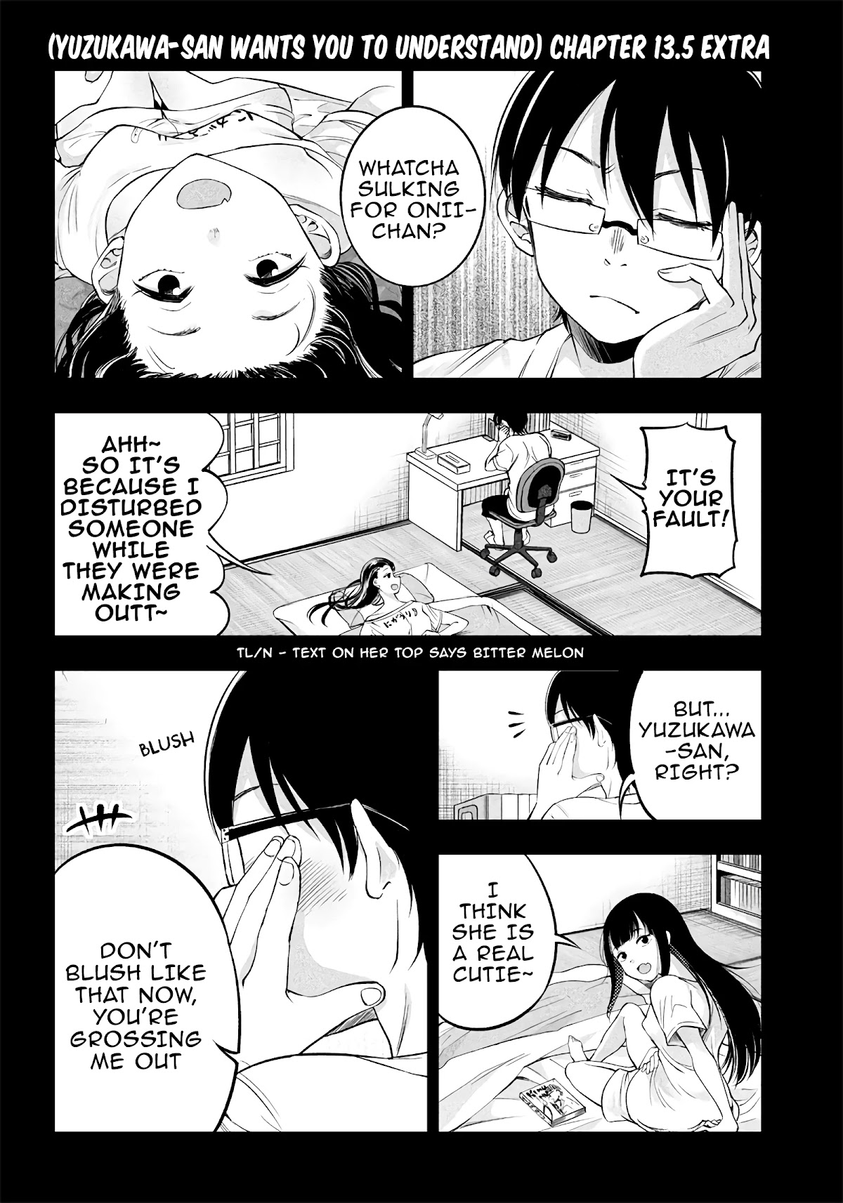 Yuzukawa-san wa, Sasshite Hoshii. Chapter 13.5 page 1 - Chapter 13.5: Extra 13
