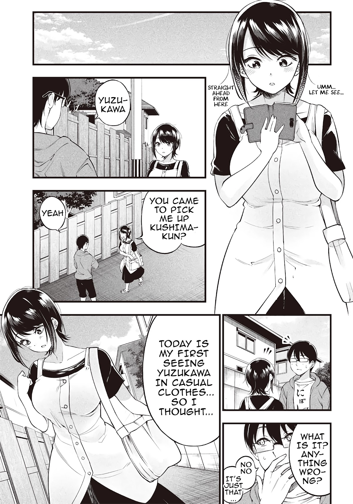 Yuzukawa-san wa, Sasshite Hoshii. Chapter 13 page 3 - Chapter 13: Are you hiding something from me?