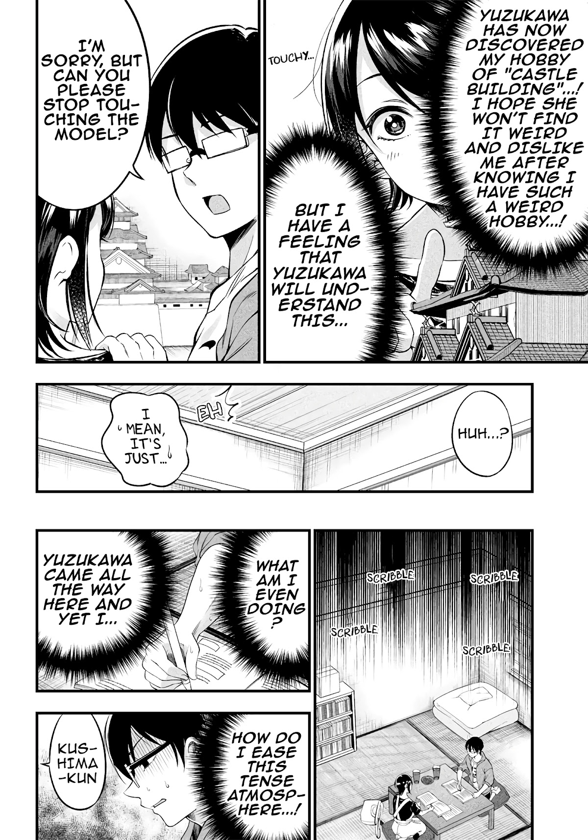 Yuzukawa-san wa, Sasshite Hoshii. Chapter 13 page 8 - Chapter 13: Are you hiding something from me?