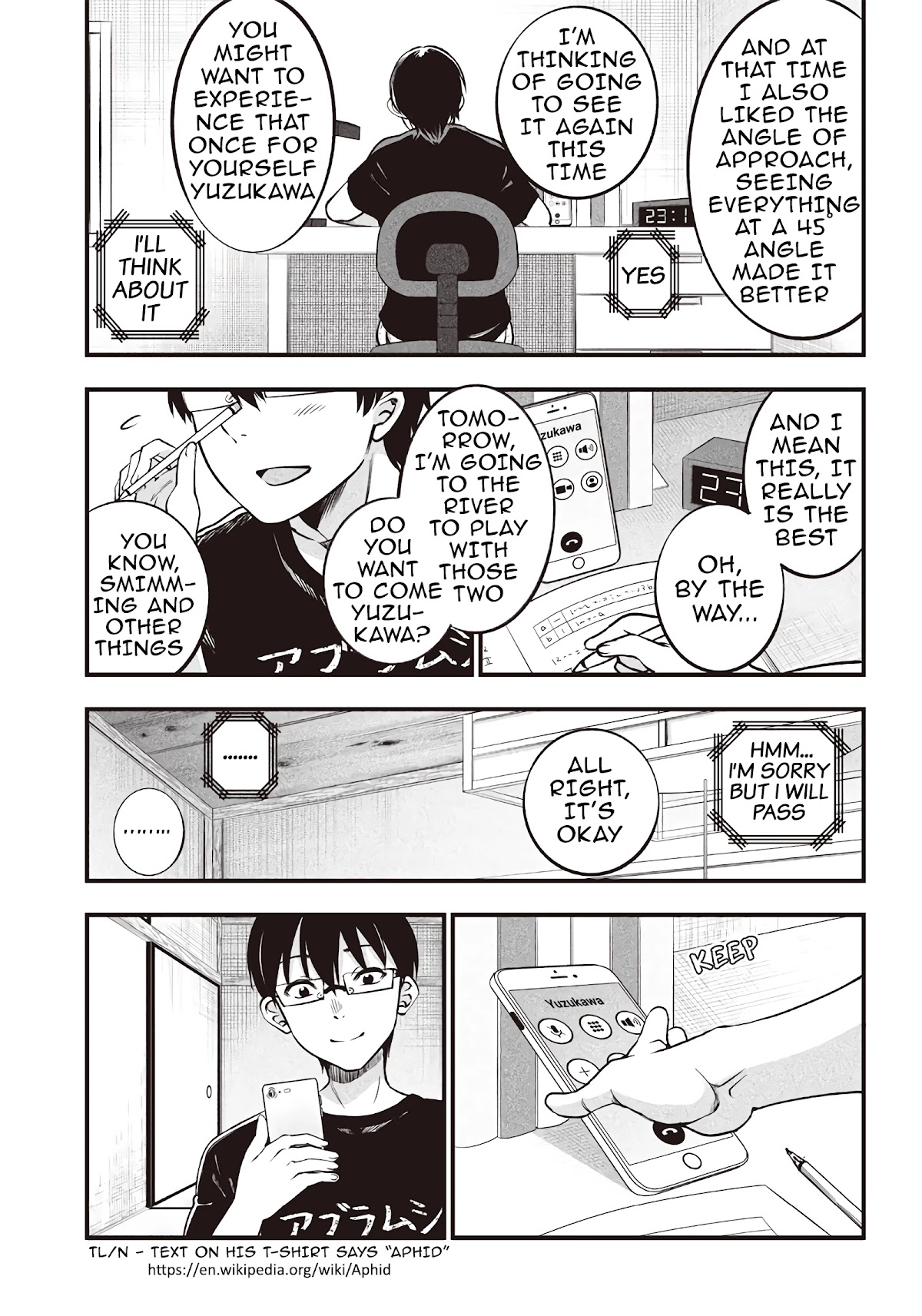 Yuzukawa-san wa, Sasshite Hoshii. Chapter 14 page 2 - Chapter 14: I'm glad you listened to me