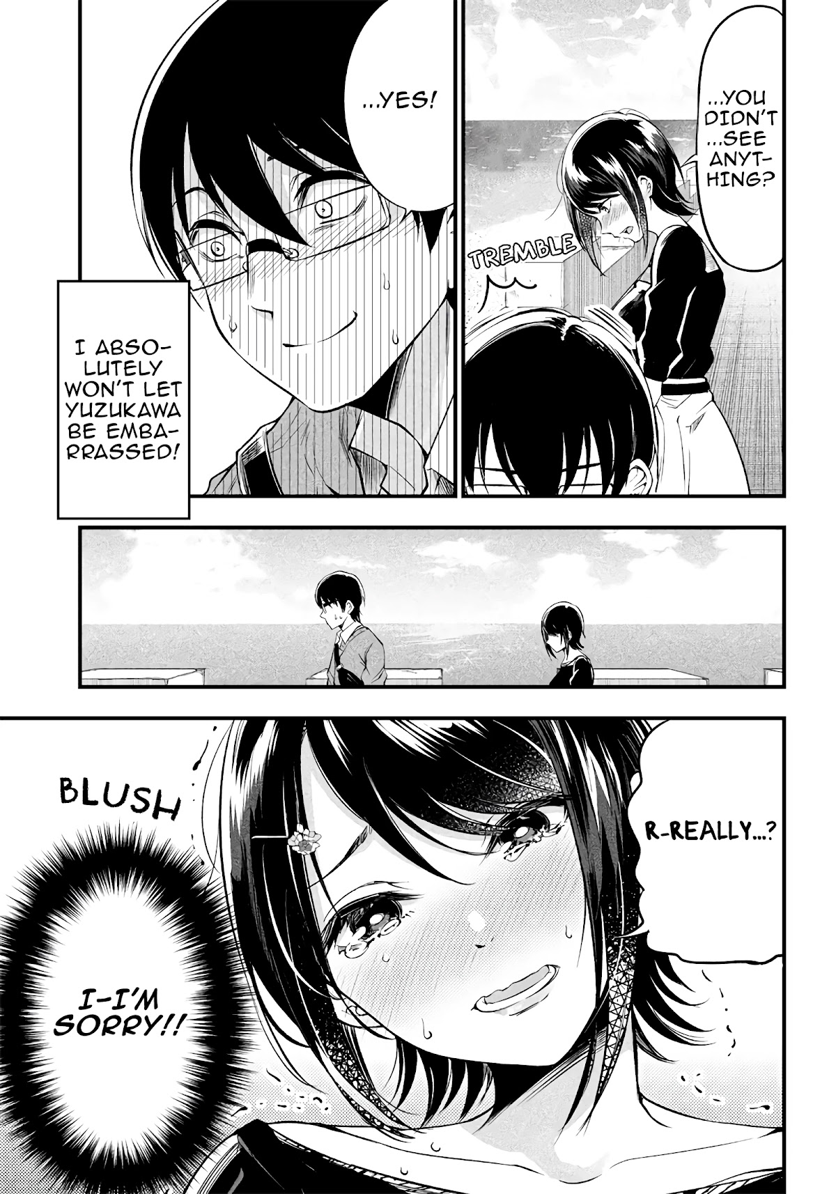Yuzukawa-san wa, Sasshite Hoshii. Chapter 17 page 9 - Chapter 17: I wanted you to kiss me on my lips