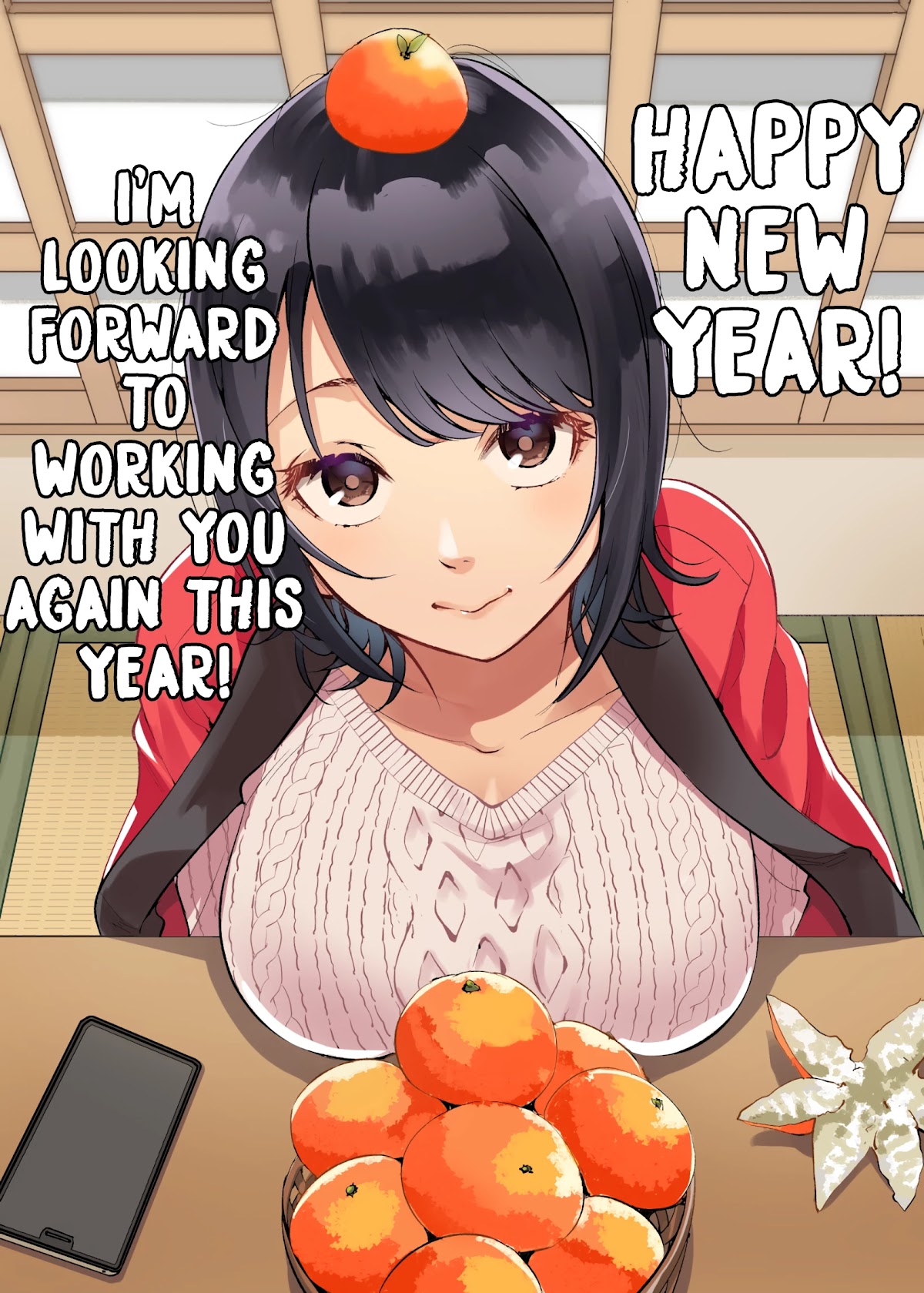 Yuzukawa-san wa, Sasshite Hoshii. Chapter 18.6 page 4 - Chapter 18.6: [Special Illustrations] New Year's Eve
