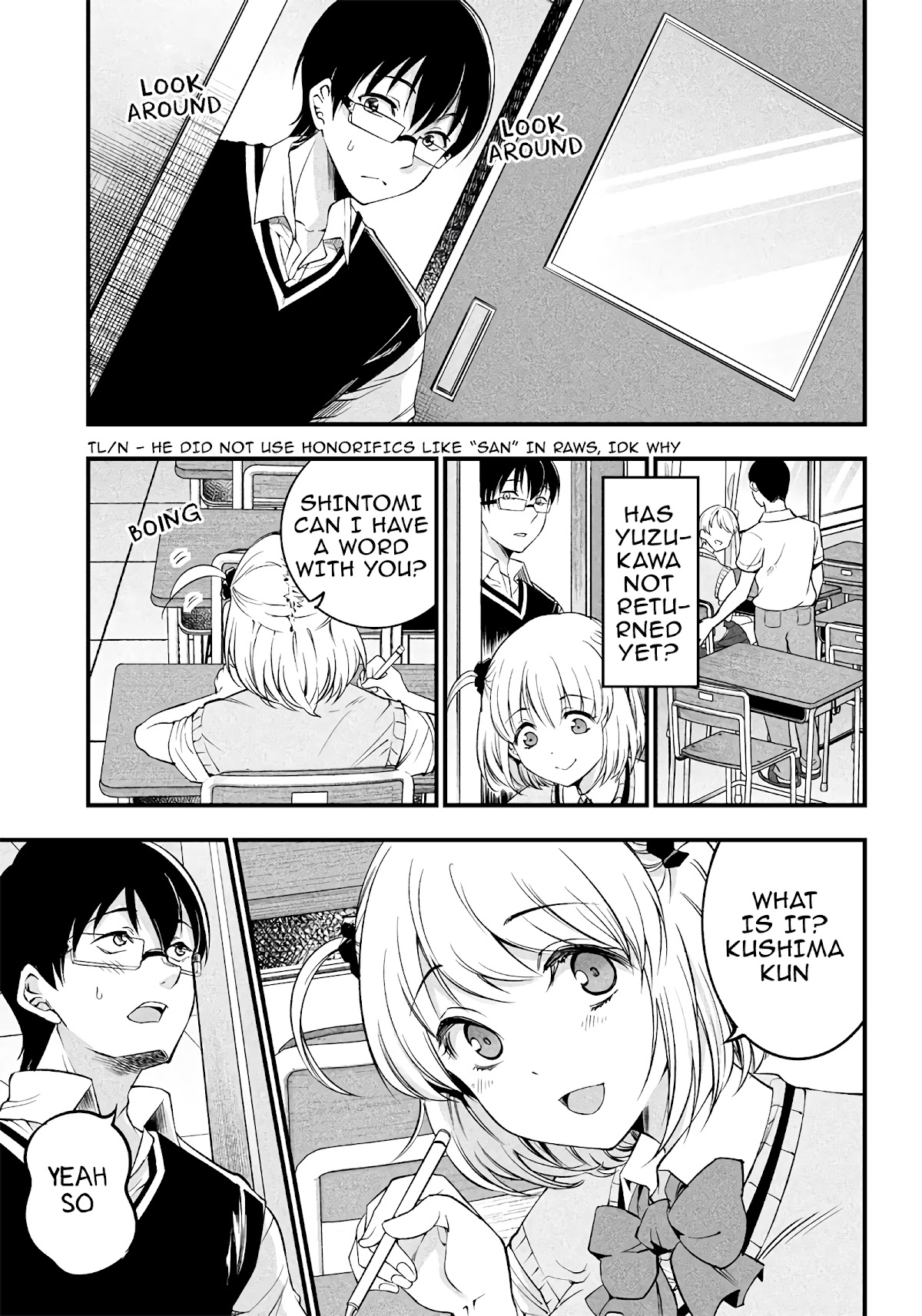 Yuzukawa-san wa, Sasshite Hoshii. Chapter 18 page 13 - Chapter 18: I don't want him to think I'm an indecent girl
